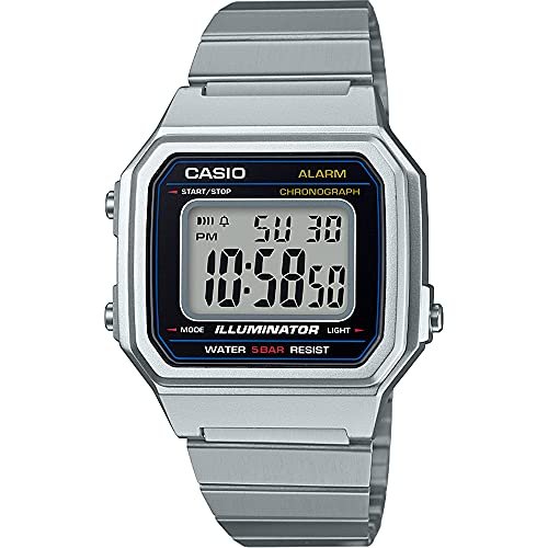 Casio Men's B650WD-1ACF Classic Digital Display Quartz Silver Watch