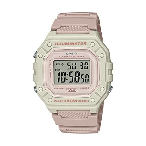 Casio W218H Series | Men’s Digital Watch | 50M WR | 1/100 Second Stopwatch | 100 SEC Chronograph | LED Backlight | Countdown Timer | Daily Alarm | Hourly Time Signal | 7 Year Battery