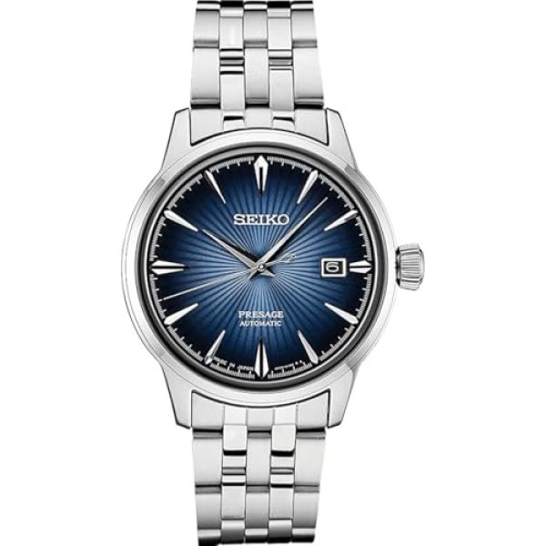 SEIKO Automatic Watch for Men - Presage Cocktail Time - Patterned Dial