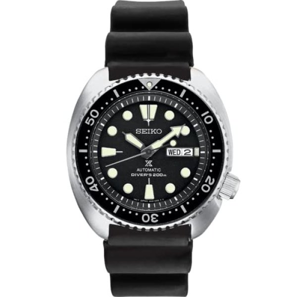 SEIKO Automatic Watch for Men - Prospex Automatic Diver - Patterned Dial