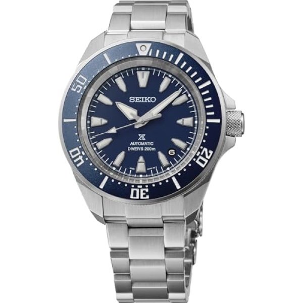 SEIKO Prospex Men's Watch with Stainless Steel Case, Automatic Movement, Water Resistant, Luminescent Hands
