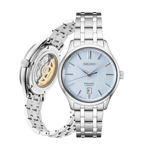 SEIKO SRPF53 Men's Presage Automatic Watch - Stone Blue/Silver